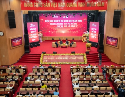 MINH NGA EVENT – DẤU ẤN CHUYÊN NGHIỆP TẠI DIỄN ĐÀN KINH TẾ TƯ NHÂN VIỆT NAM 2026