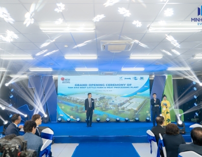 Minh Nga Event - Đồng hành cùng JVL trong Lễ khánh thành tổ hợp trang trại và nhà máy chế biến thịt bò Tam Đảo
