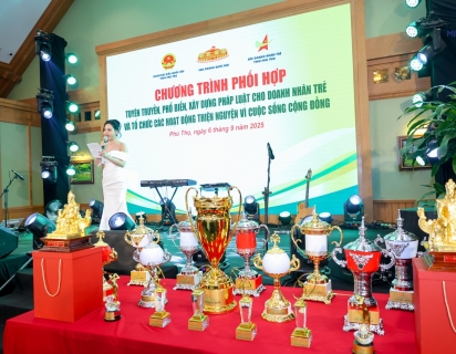 Chương trình phối hợp “Tuyên truyền, phổ biến, xây dựng pháp luật cho doanh nhân trẻ và tổ chức các hoạt động thiện nguyện vì cuộc sống cộng đồng”